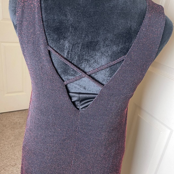 Anthropologie Everly Sleeveless Sparkle Midi Dress Size Medium - Picture 5 of 7